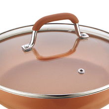 小助手26cm精彩合金不粘電磁爐通用復(fù)底盒裝煎鍋煎鍋產(chǎn)品圖片5 it168